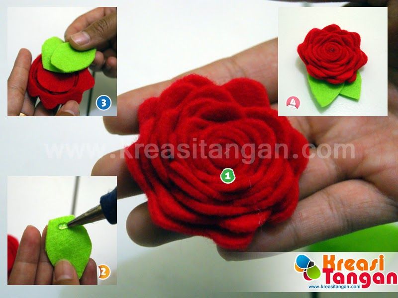 bros bunga mawar dari kain flanel 3 2022