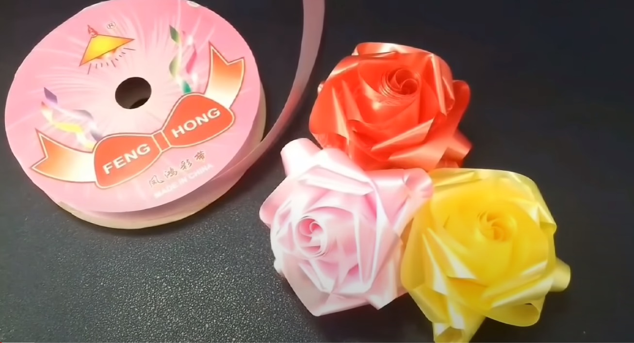 kerajinan bunga mawar dari pita jepang 2022
